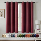 MIULEE Christmas Blackout Curtains by MIULEE