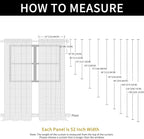 SpaceDresser Basic Rod Pocket Sheer Voile Window Curtain Panels Ancient Grey 1 - Image 8