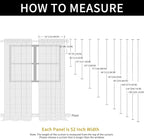SpaceDresser Sheer Voile Window Treatment Rod Pocket Curtain Panels - Image 9