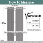 Yakamok Pine Tree Green 100% Blackout Curtains 96 Inches Long 52" Wide | - Image 2