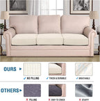 H.VERSAILTEX Super Stretch Individual Seat Cushion Cover Sofa Covers Couch - Image 2