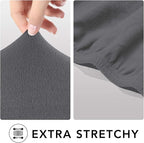 PureFit Stretch Loveseat Covers Fleece Couch Covers - Image 4