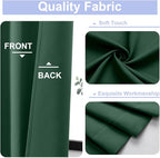 Simplebrand Ava Ever Green Blackout Curtains - Image 3