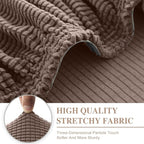 LA MEACK Couch Cushion Cover Seat Cushion Cover Stretch Armchair Cover Separate - Image 4