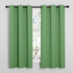 NICETOWN Froest Green Blackout Curtains 40 inches Length by NICETOWN