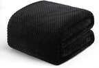 Exclusivo Mezcla Soft Waffle Fleece Bed Blanket King Size, Cozy Flannel by ExclusivoMezcla