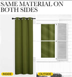NICETOWN Olive Green Blackout Curtains 78 inches Length - Image 5
