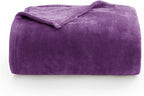 BEDELITE Fleece Blanket Soft Plush Queen Size Bed Blanket Purple 90"x90" | - Image 9