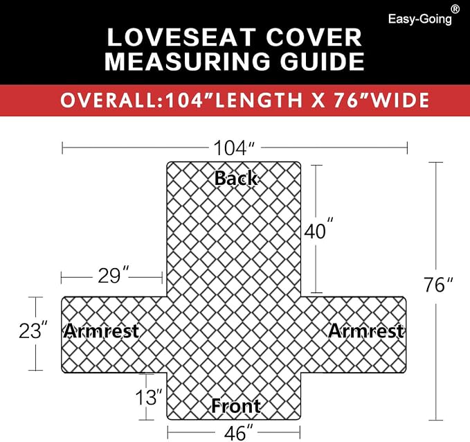 Easy-Going Reversible Couch Cover, 2 Cushion Sofa, Chocolate/Beige | Loveseat - Image 6
