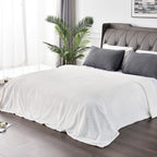 BEDELITE Ribbed Jacquard Off White Blankets Queen Size - Image 8