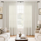 Extra Wide 100x96 Inch Linen Curtains - Image 7