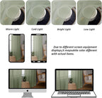 Chyhomenyc Extra Long Sage Green Sheer Curtains 120 Inches Long 2 Panels - Image 4