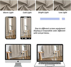 Simplebrand Ava Stone Short Blackout Curtains - Image 9