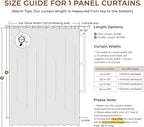 INOVADAY Linen Textured 100% Blackout Sliding Door Curtains 102x84 Cream | 1 - Image 8