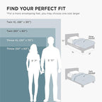 Bedsure GentleSoft Fleece Blankets Twin Size Light Blue - Image 9