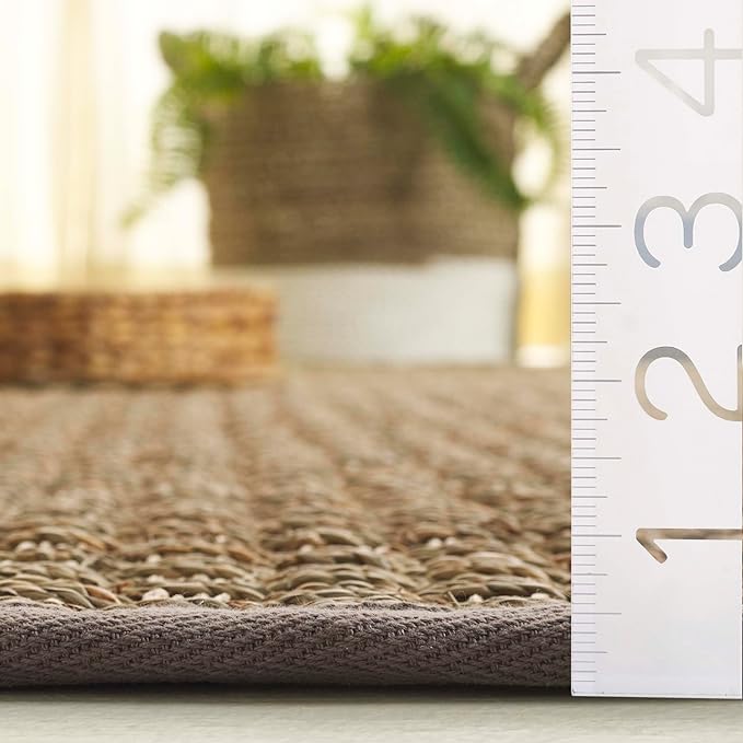 SAFAVIEH Area Rug 6x8 Oval- Natural Fiber Collection - Image 5