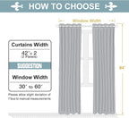 ChrisDowa White 100% Blackout Curtains - Image 7