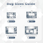 pmtsns Area Rugs 6x9 for Living Room: Washable Rug Modern Abstract Neutral Soft - Image 8