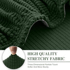 LA MEACK Couch Cushion Covers Seat Cushion Cover Stretch Couch Cover Separate - Image 4