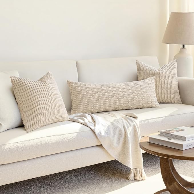 MIULEE Lumbar Corduroy Throw Pillow Cover - Image 4