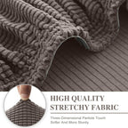 LA MEACK Couch Cushion Covers Seat Cushion Cover Stretch Couch Cover Separate - Image 4