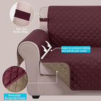 U-NICE HOME Loveseat Sofa Cover - Image 3