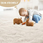 LOCHAS 2x8 Runner Rugs for Hallway, Fluffy Area Rugs for Bedroom, Cream | Ultra - Image 7