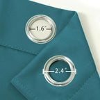 Blackout Curtains 52 x 120 Inch Long Sea Teal Curtains Set of 2 Panels Room - Image 5