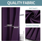 ChrisDowa Blackout Curtains for Bedroom and Living Room 45 Inches Long | 2 - Image 3