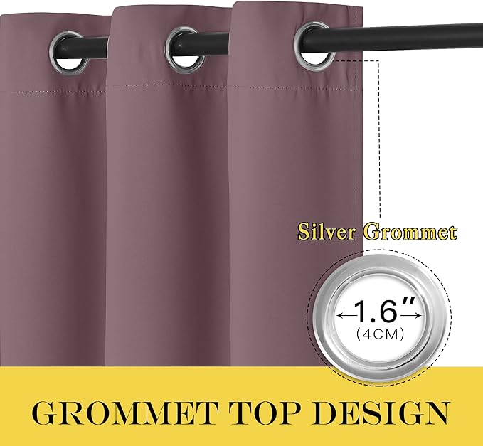 NICETOWN Blackout Curtains 84 Inch Length, Thermal Insulated Curtains - Image 4