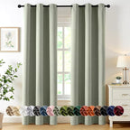 MIULEE Blackout Curtains for Bedroom 2 Panels 40 x 78 Inch Long Sage Green | by MIULEE