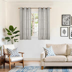 YoungsTex Short Linen Semi Sheer Curtains 40 Inches Long - Image 2
