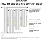 Joydeco Linen Blackout Curtains - Image 7