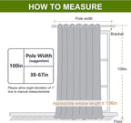 NICETOWN Black Out Blinds for Sliding Doors - Image 7