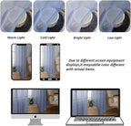Chyhomenyc Sheer Curtains 45 Inch Long 2 Panels - Image 4