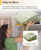 RELEANY Washable Area Rug, Large 10'x12', Water Repellent, Pet Friendly - Image 5