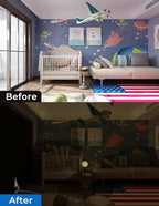 Blackout Curtains 35"x60" Portable No Drill Black Out Window Cover | 100% - Image 6