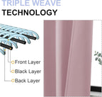 Simplebrand Ava Blush Blackout Curtains - Image 5