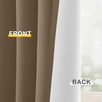 Yakamok Khaki Blackout Curtains 63 Inches Long - Image 5