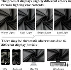 Black Sheer Curtains 90 Inches Long 2 Panels, Light Filtering Privacy Voile - Image 5