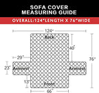 Easy-Going Reversible Couch Cover, 3 Cushion Sofa, Water Resistant Furniture Mat - Image 6