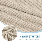 H.VERSAILTEX Sectional Couch Covers 1 Piece Chaise Slipcover L Shape Separate - Image 4