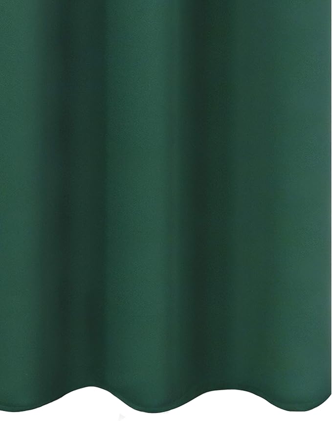 Green Blackout Curtains 34 x 54 Inch Length/Set of 2 Curtain Panels/Thermal - Image 9