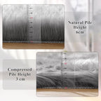 ORINOVA Silver Grey Furry Washable Faux Shaggy Fur Rugs - Image 4