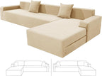 ZNSAYOTX Sectional Couch Covers, Stretch Jacquard Slipcovers by ZNSAYOTX