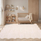 GarveeHome Scalloped Large Living Room Area Rug 6x9 - Image 2