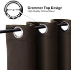 ChrisDowa Blackout Curtains for Bedroom and Living Room 63 Inches Long | 2 - Image 2