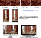 Simplebrand Ava Terracotta Blackout Curtains - Image 9