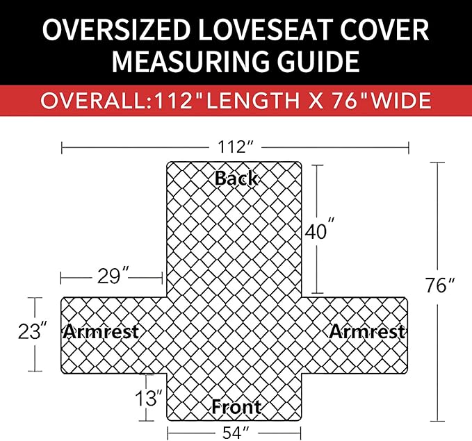 Easy-Going Reversible Couch Cover, 2 Cushion Sofa, Chocolate/Beige | Oversized - Image 6