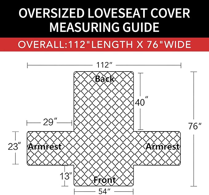 Easy-Going Reversible Couch Cover, 2 Cushion Sofa, Darkgray/Beige | Oversized - Image 6